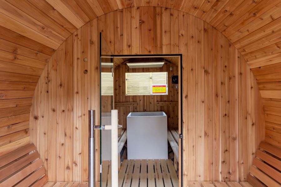 サウナ内部その1